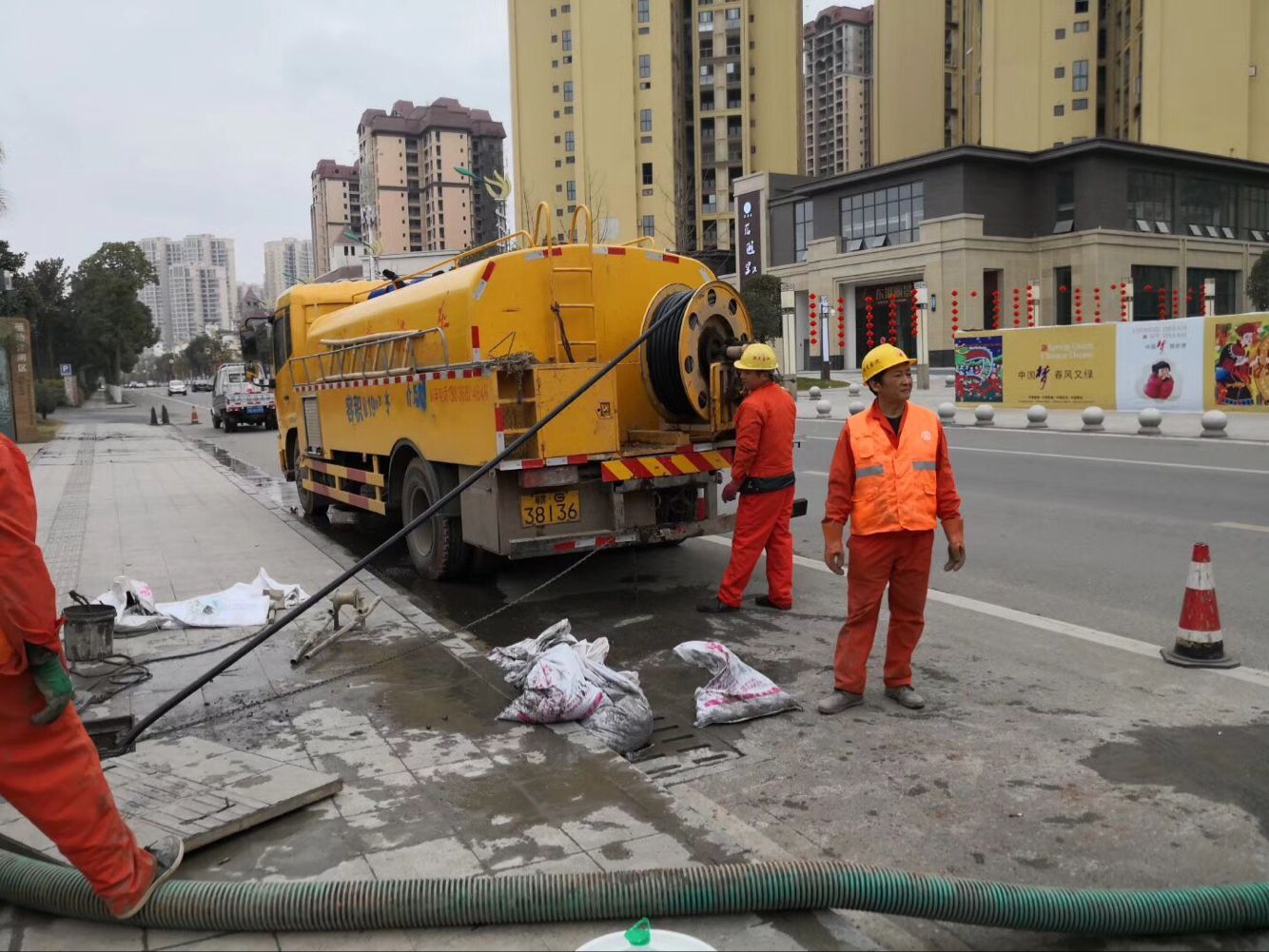 中站排污管道清淤-管道清洗
